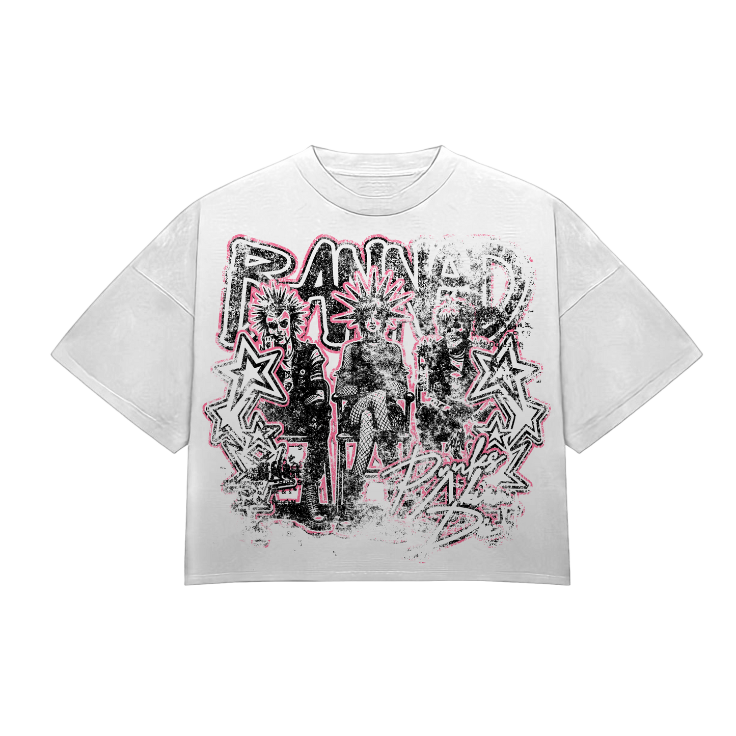 BANNED PUNK CROP TEE